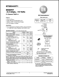 Click here to download NTGS3433T1G Datasheet