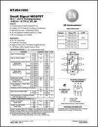 Click here to download NTJD4105CT2 Datasheet
