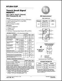 Click here to download NTJD4152PT1 Datasheet