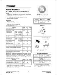 Click here to download NTR4503NT3 Datasheet