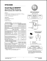 Click here to download NTS4409NT1 Datasheet