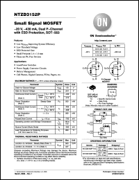 Click here to download NTZD3152PT1 Datasheet