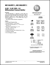 Click here to download MC100LVEP11DTR2 Datasheet