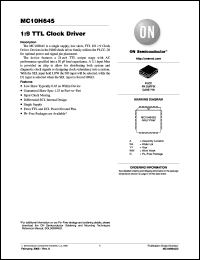Click here to download MC10H645FNR2G Datasheet