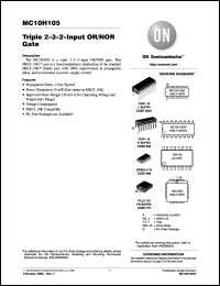 Click here to download MC10H105PG Datasheet