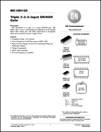 Click here to download MC10H105MELG Datasheet