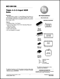 Click here to download MC10H106FNR2 Datasheet