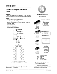 Click here to download MC10H209FNG Datasheet