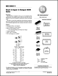 Click here to download MC10H211PG Datasheet