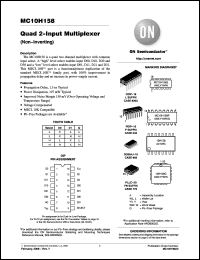 Click here to download MC10H158PG Datasheet