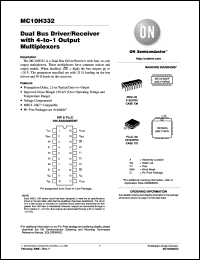 Click here to download MC10H332FNR2G Datasheet