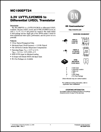 Click here to download MC100EPT24DT Datasheet