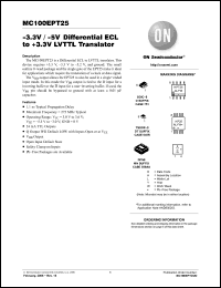 Click here to download MC100EPT25DR2G Datasheet