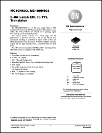 Click here to download MC100H603FN Datasheet