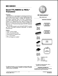 Click here to download MC10H351FNR2G Datasheet
