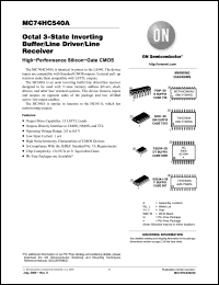 Click here to download MC74HC540ADWR2G Datasheet