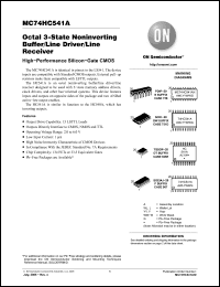 Click here to download MC74HC541ADWR2G Datasheet