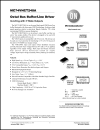 Click here to download MC74VHCT240ADWRG Datasheet
