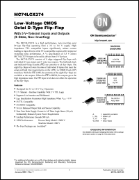 Click here to download MC74LCX374DTR2G Datasheet