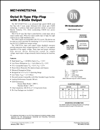 Click here to download MC74VHCT574ADTRG Datasheet