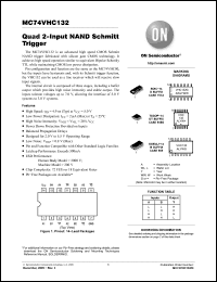 Click here to download MC74VHC132DTR2G Datasheet