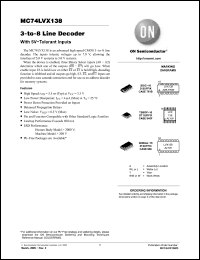Click here to download MC74LVX138DR2G Datasheet