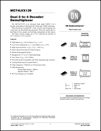 Click here to download MC74LVX139DTR2G Datasheet