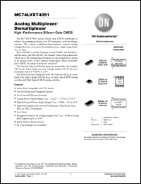 Click here to download MC74LVXT4051DT Datasheet