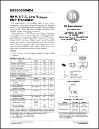 Click here to download NSS60600MZ4 Datasheet