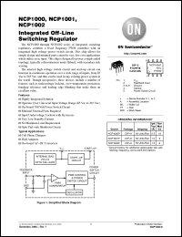 Click here to download NCP1002 Datasheet