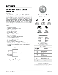 Click here to download CAT25640VE-T3 Datasheet