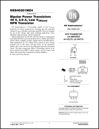 Click here to download NSS40301MZ4 Datasheet