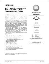 Click here to download NB7L111M Datasheet