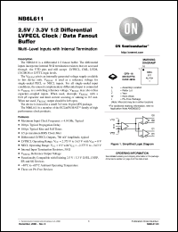 Click here to download NB6L611MNG Datasheet