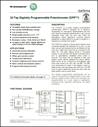 Click here to download CAT5114VI-00-GT3 Datasheet