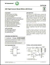Click here to download CAT4139TD-GT3 Datasheet