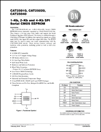 Click here to download CAT25020LE-GT3 Datasheet