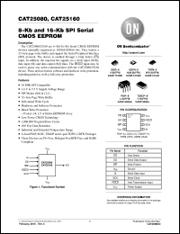 Click here to download CAT25160VE-T3 Datasheet
