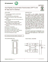 Click here to download CAT5221WI-00 Datasheet
