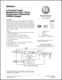 Click here to download NB4N441MNR2G Datasheet