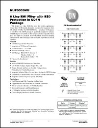 Click here to download NUF6005MUT2G Datasheet