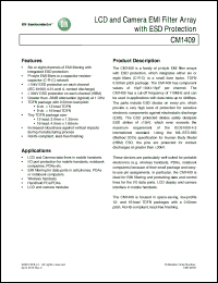 Click here to download CM1409 Datasheet