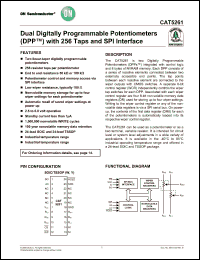 Click here to download CAT5261WI50 Datasheet