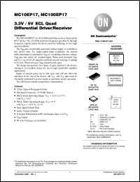 Click here to download MC100EP17 Datasheet