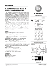 Click here to download NCP9004FCT1G Datasheet