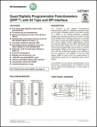 Click here to download CAT5401WI25 Datasheet