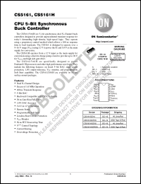 Click here to download CS5161GD16 Datasheet