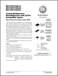 Click here to download MC74HCT4053ADR2G Datasheet