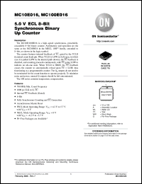 Click here to download MC10E016_06 Datasheet