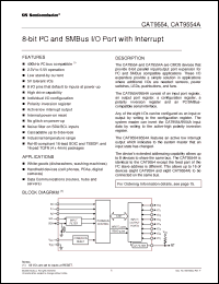 Click here to download CAT9554HV4I-G Datasheet